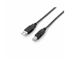 Kabelis USB Equip USB-A - USB-B 2 m Juodas (128864)