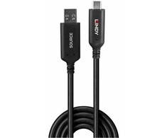Lindy USB Laidas - 10m USB 3.2 Type A į C Hibridinis 5Gbps Patvarus PVC Korpusas