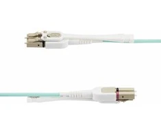 StarTech StarTech 450FBLCLC3PP optinis kabelis 3 m LC LOMM OM4 Aqua spalva
