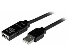 USB laidas Startech USB2AAEXT35M Juoda