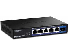 Šakotuvas Trendnet 6-PORT 2.5G UNMANAGED SWITCH - W. 10 G SFP+ PORT