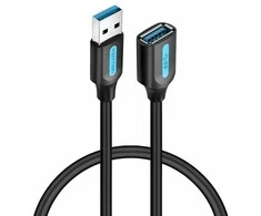 Vention USB 3.0 kištukinis prailginimo kabelis Ventiliacija CBHBH 2m Juodas PVC