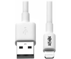 USB kabelis Eaton Lightning - USB-A 1.8 m Baltas (M100-006-WH)