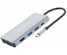 Adapteris AV Conceptronic CONCEPTRONIC dokas USB-C->HDMI,USB3.0,100WPD 10-in-1 0.25m gr