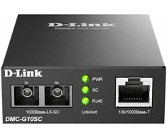 D-LINK DMC-G10SC/E Gigabit Ethernet Konverter 1000Mbit/s TP (RJ-45) zu 1000Mbit/s LX (SC-Duplex) (10 km)