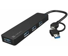 Natec USB 3.0 HUB, Mayfly, 4-Port, Juodas | Natec | USB 3.0 HUB, Mayfly, 4-Port | Moth NHU-1342 | Juodas | 0.15 m