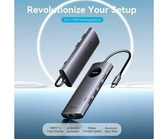 Vention 9-in-1 MST USB-C 4K 100W 5Gbps docking station