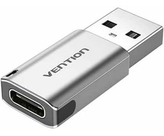 „Vention“ USB 3.0 kišeninis į USB-C kišeninį adapteris, pilko aliuminio lydinio tipo