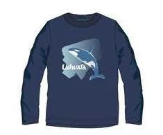 Ushuaia Whale Whale vyriški namų marškinėliai S-XXL