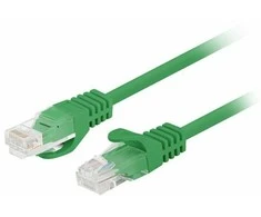 Fluke Passed Lanberg patchcord cat.6 UTP 1m žalias 10 pak