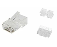 Equip Stecker Cat6a ungeschirmt RJ45 100Stk transp.