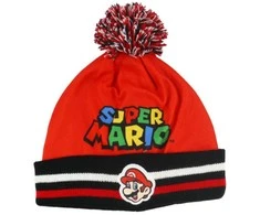 Kepurė Vaikiška kepuraitė ir pirštinės „Super Mario Run“ 54 cm