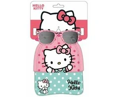 Hello Kitty saulės akinių ir kepurės rinkinys