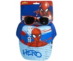 Kepurė SPIDER-MAN Spiderman Žmogaus-voro akinių nuo saulės ir beisbolo kepuraitės rinkinys
