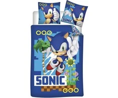 Vaikiška patalynė „Sonic the Hedgehog Turbo“ 100–135 cm, 40–60 cm