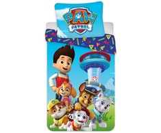 Vaikiška patalynės komplektas „Paw Patrol Duty“ 100–140 cm, 40–45 cm