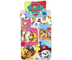 Vaikiška patalynės komplektas „Paw Patrol Comic“ 100–135 cm, 40–60 cm
