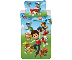 Vaikiška patalynės komplektas „Paw Patrol Squad“ 100–135 cm, 40–60 cm