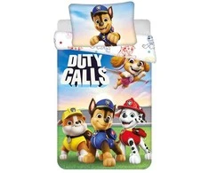 Vaikiška patalynės užvalkalas „Paw Patrol Duty Calls“ 100–135 cm, 40–60 cm