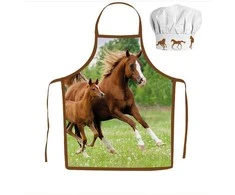 Vaikiška prijuostė „Horses Career“, dviejų dalių komplektas