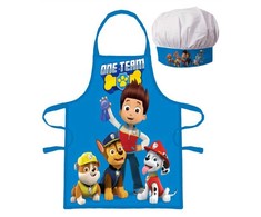 Vaikiška prijuostė „Paw Patrol“ su medaliu, dviejų dalių rinkinys