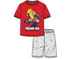 Vaikiška trumpa pižama „Fireman Sam“ 110/116 cm