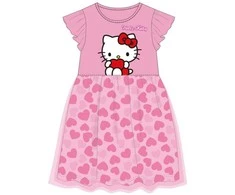 Vaikiška vasarinė suknelė „Hello Kitty Heart“ (2-6 metų)