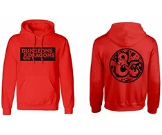 Vaikiškas džemperis su gobtuvu Dungeons &amp; Dragons Logo Raudona