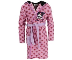Vaikiškas Hello Kitty Kuromi chalatas 7-8 metų / 122-128 cm