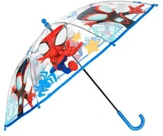 Vaikiškas permatomas skėtis „Žmogus-voras“ ir „Herojus“ √ò72 cm