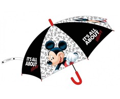 Vaikiškas pusiau automatinis skėtis Disney Mickey √ò74 cm