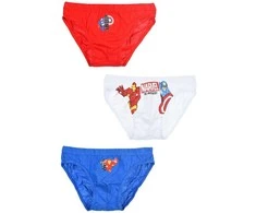 Vaikiški apatiniai „Avengers“, 3 vnt. pakuotėje, 4/5 metai
