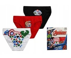 Vaikiški apatiniai „Avengers“, 3 vnt. pakuotėje
