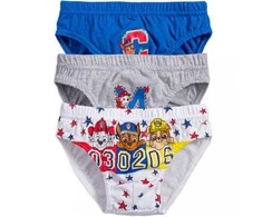 Vaikiški apatiniai „Paw Patrol“ (3 vnt. pakuotėje)
