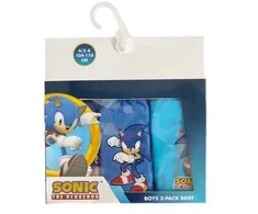 Vaikiški apatiniai „Sonic the Hedgehog“, 3 kelnaičių pakuotė