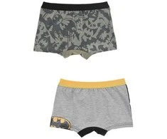 Vaikiški „Batman“ bokseršortai (2 vnt. pakuotė), 6/8 metų