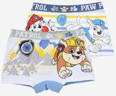 Vaikiški bokseršortai „Paw Patrol“ (2 vnt. pakuotėje), 4/5 metų vaikams