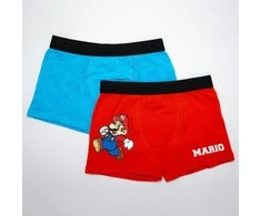 Vaikiški bokseršortai „Super Mario“ (2 vnt. pakuotėje), 12 metų