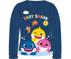 Vaikiški ilgomis rankovėmis marškinėliai „Baby Shark“, 98 cm
