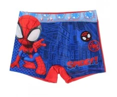 Vaikiški maudymosi šortai „Žmogus-voras“ su „Spidey“ logotipu, 5–6 metų / 110–116 cm