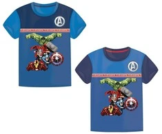 Vaikiški trumpi marškinėliai „Avengers Forces“, 3-8 metų vaikams