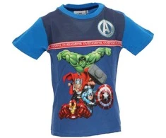 Vaikiški trumpi marškinėliai „Avengers Forces“, 3-8 metų vaikams