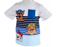 Vaikiški trumpi marškinėliai „Paw Patrol“, viršutiniai 98–128 cm