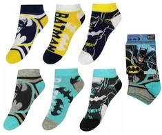 Vaikiškos „Batman“ kojinės be matomumo, 23–34 cm