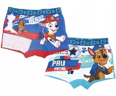 Vaikiškos „Paw Patrol“ bokserinės kelnaitės, 2 vnt. pakuotėje, 4/5 metų amžiaus