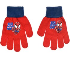 Kepurė Vaikiškos pirštinės „Spiderman Go Spidey“ – raudonos