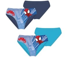 Vaikiškos plaukimo glaudės „Žmogus-voras“ su „Spidey“ logotipu, plaukikėms 3-8 metai