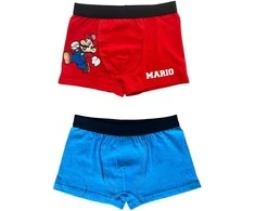 Vaikiškos „Super Mario“ bokserinės kelnaitės, 2 vnt. pakuotėje, 8 metai