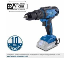 Gręžtuvas Scheppach Smūginis gręžtuvas Scheppach c-cd45-x 20 V