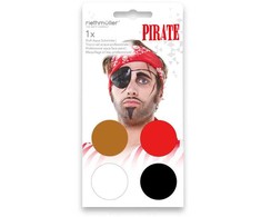 Vakarėlio makiažas, piratų makiažo rinkinys